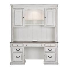 Magnolia Manor Complete 5 Piece Desk in Antique White