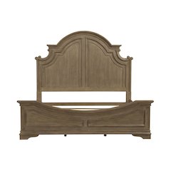 Magnolia Manor Queen Panel Bed in Weathered Bisque