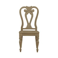 Magnolia Manor Splat Back Side Chair (RTA) - Set of 2 in Weathered Bisque