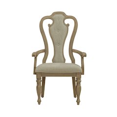 Magnolia Manor Splat Back Arm Chair (RTA) - Set of 2 in Weathered Bisque