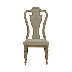 Magnolia Manor Splat Back Uph Side Chair (RTA) - Set of 2 in Weathered Bisque