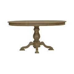 Magnolia Manor 5 Piece Pedestal Table Set - Weathered Bisque in Weathered Bisque