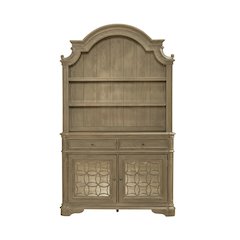 Magnolia Manor Hutch & Buffet in Weathered Bisque