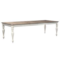 Magnolia Manor Rectangular Leg Table in Antique White