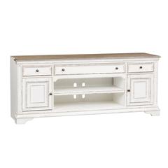 Magnolia Manor Entertainment TV Stand in Antique White