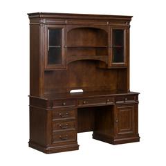 Brayton Manor Jr Executive Credenza Set in Cognac
