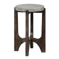 Cascade Chair Side Table in Wirebrush Rustic Brown