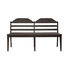 Paradise Valley Ladder Back Bench (RTA) - Saddle Brown
