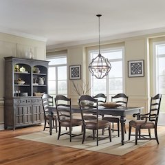 Paradise Valley Alt 7 Piece Rectangular Table Set - 2 Arm Chairs, 4 Side Chairs