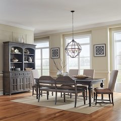 Paradise Valley Optional 6 Piece Rectangular Table Set - Dining Bench, 4