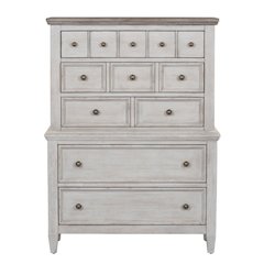 Heartland King Panel Bed, Dresser & Mirror, Chest, Night Stand