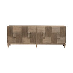 Serenity 82 Inch Accent TV Console for Living Room  - Burnished Beige
