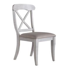 Upholstered X Back Side Chair (RTA)