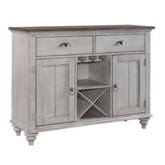Ocean Isle Buffet in Antique White w/ Weathered Pine
