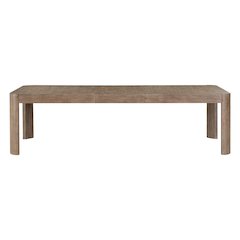 South Bend Rectangular Leg Table - Removeable Leaf - Burnished Clay