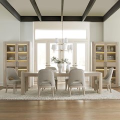 South Bend 7 Piece Rectangular Table Set - Cloud White