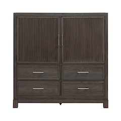 Modern Edge Dressing Chest for Bedroom - Caffe