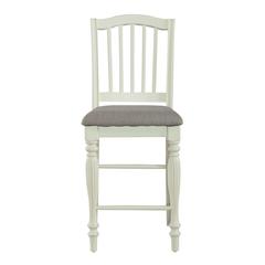 Cumberland Creek Slat Back Counter Chair (RTA)-Set of 2 in Nutmeg