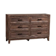 Ridgecrest 6 Drawer Dresser in Cobblestone
