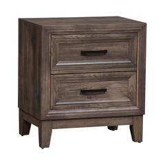 Ridgecrest 2 Drawer Night Stand in Cobblestone