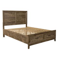 Ridgecrest Queen Storage Bed in Cobblestone