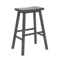 Creations 24 Inch Sawhorse Counter Stool- Gray in Various