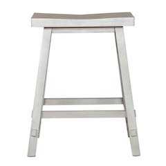 Creations 24 Inch Sawhorse Counter Stool - White in Various