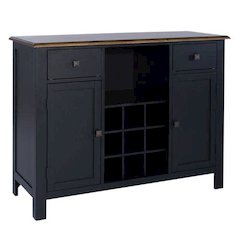 Carolina Crossing Server- Black in Black w/ Antique Honey Top