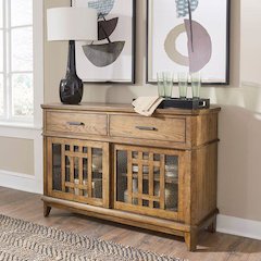 Santa Rosa Server in Antique Honey