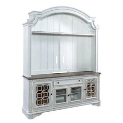 Magnolia Manor Entertainment Center in Antique White