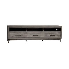 Mercury 76 Inch TV Console in Driftwood Gray