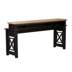 Heatherbrook Console Bar Table in Charcoal