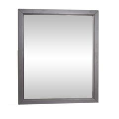 Cottage View Mirror in Dark Gray