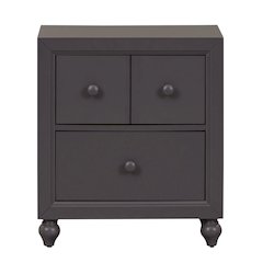 Cottage View Night Stand in Dark Gray