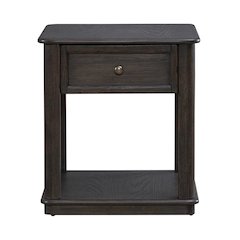 Wallace End Table for Living Room - Aged Oak