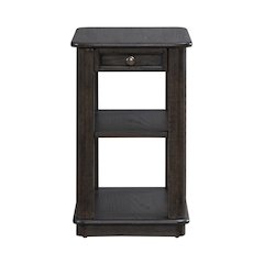 Wallace Chair Side Table for Living Room - Aged Oak