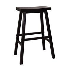 Creations 30 Inch Sawhorse Barstool - Black (RTA) in Various