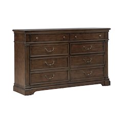Arden Road 8 Drawer Bedroom Dresser  - Satin Cherry