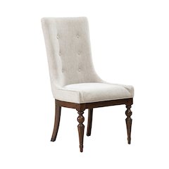 Arden Road Dining Room Upholstered Side Chair - Set of 2  - Satin Cherry