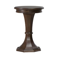 Arden Road Living Room Round Chairside Table  - Satin Cherry