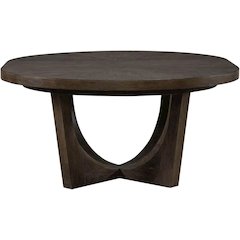 5 Piece Pedestal Table Dining Set with 4 Upholstered Chairs - Satin Espresso