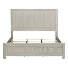 Modern Play Queen Panel Bed - Natural White