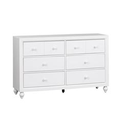 Cottage View 6 Drawer Dresser in White