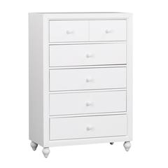 Cottage View 5 Drawer Chest in White