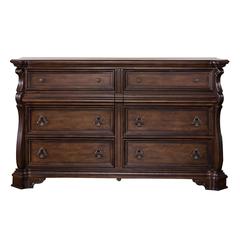 Arbor Place 8 Drawer Double Dresser in Brownstone