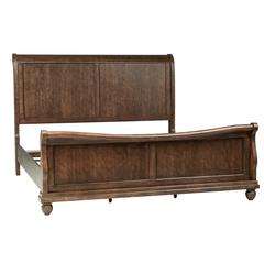 Rustic Traditions Queen Sleigh Bed in Rustic Cherry