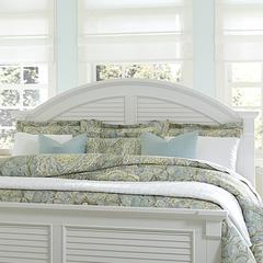 Summer House I King Panel Headboard in Oyster White