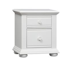 Summer House 2 Drawer Night Stand in Oyster White
