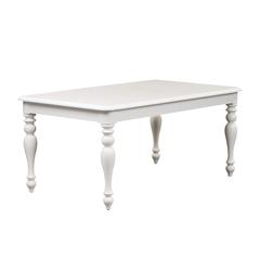 Summer House 5 Piece Rectangular Table Set in Oyster White