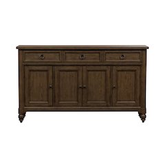 Americana Farmhouse Hall Buffet in Dusty Taupe
